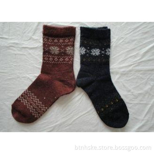Warm Angora Single Leisure Mens Wool Socks Breathable For H